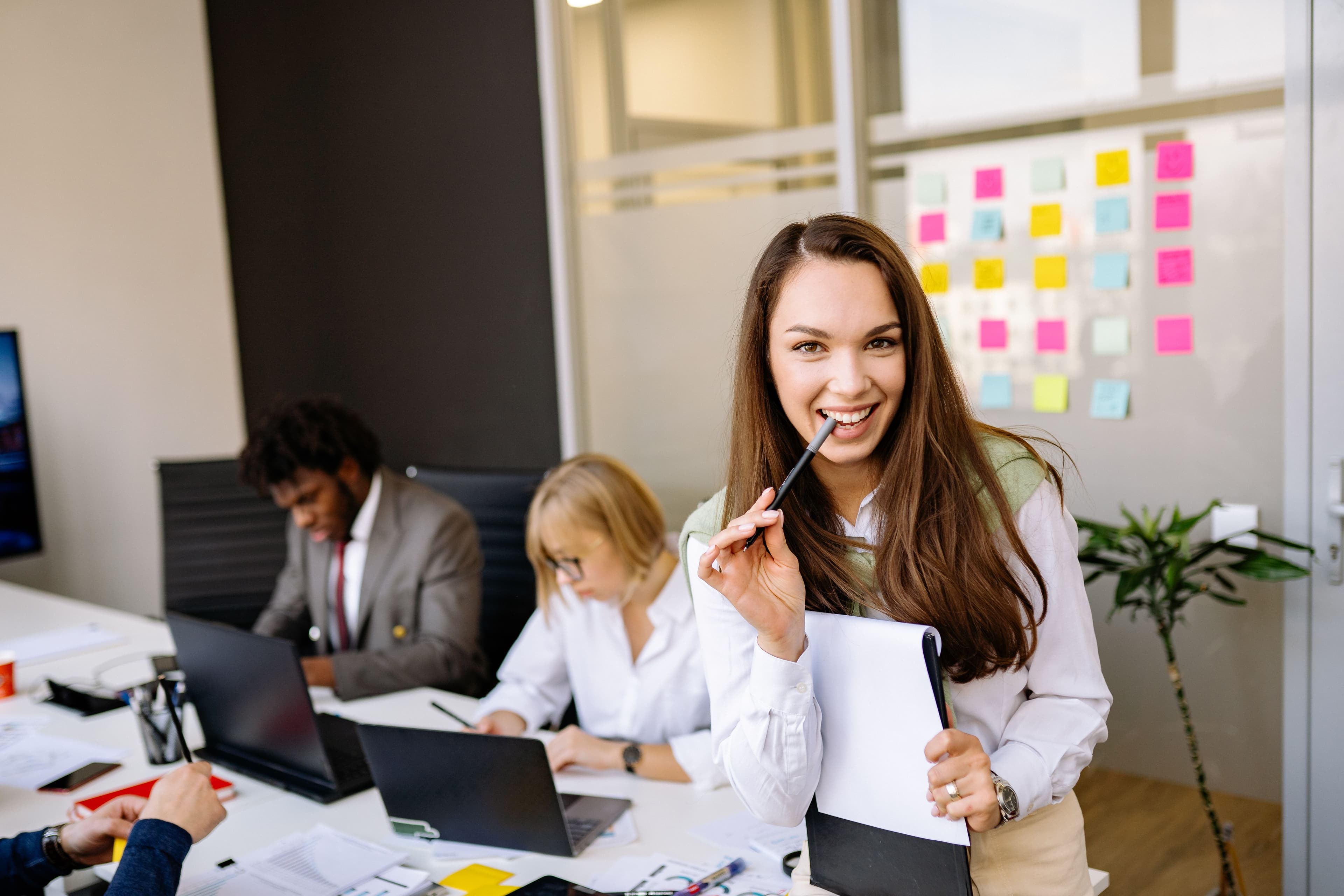 Equipo administrativo en pyme